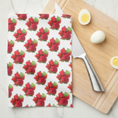 Linge De Cuisine Image de fraises de rêve profondes (Quart Plié)