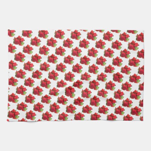 Linge De Cuisine Image de fraises de rêve profondes (Horizontal)