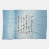 Linge De Cuisine Image du verset biblique Jean 3:16 (Horizontal)