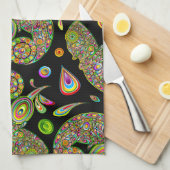 Linge De Cuisine Imaginaire psychédélique de Chameleon (Quart Plié)