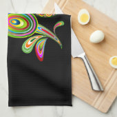 Linge De Cuisine Imaginaire psychédélique de Chameleon (Quart Plié)