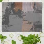 Linge De Cuisine Impasto Abstrait I (Plié)