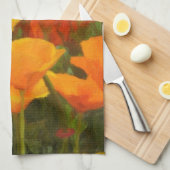 Linge De Cuisine impasto de pavot de Californie (Quart Plié)