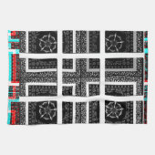 Linge De Cuisine Impression À damiers Motif (Horizontal)