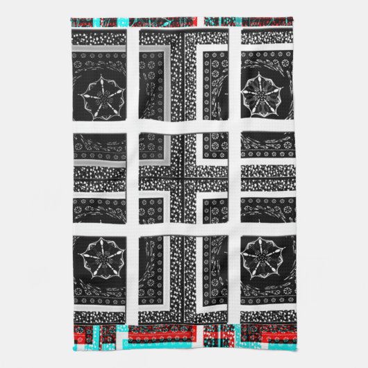 Linge De Cuisine Impression À damiers Motif (Vertical)