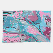 Linge De Cuisine Impression Abstraite des eaux de printemps (Horizontal)