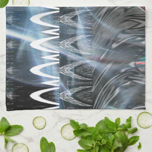 Linge De Cuisine Impression artistique Abstraite remarquable (Plié)