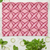 Linge De Cuisine Impression atomique moderne du milieu du siècle - (Plié)