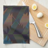 Linge De Cuisine Impression Aztec Design Sud-Ouest (Quart Plié)