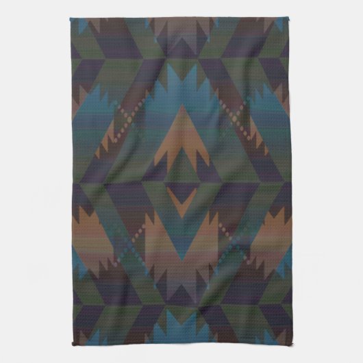 Linge De Cuisine Impression Aztec Design Sud-Ouest (Vertical)