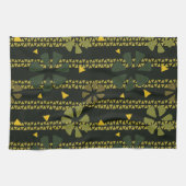 Linge De Cuisine Impression Brown Abstraite (Horizontal)