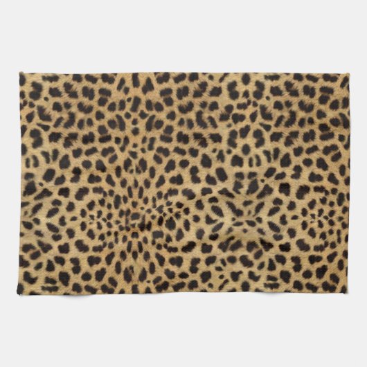 Linge De Cuisine Impression Cheetah (Horizontal)