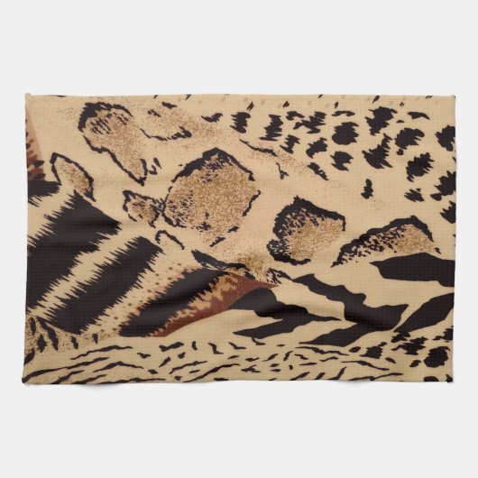 Linge De Cuisine Impression d'animal (Horizontal)