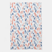 Linge De Cuisine Impression d'animal Bleu Blanc Rouge (Vertical)