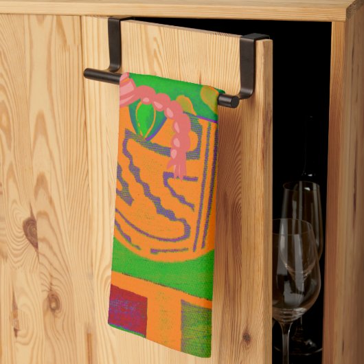 Linge De Cuisine Impression d'art de girafe Hakuna (Pliage en tiers)