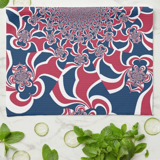 Linge De Cuisine Impression d'art de Kaléidoscope (Plié)