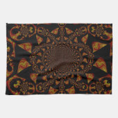 Linge De Cuisine Impression d'art Kaleidoscope crâne (Horizontal)