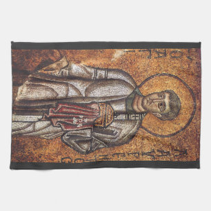 Linge De Cuisine Impression d'art mosaïque orthodoxe Saint-Laurent
