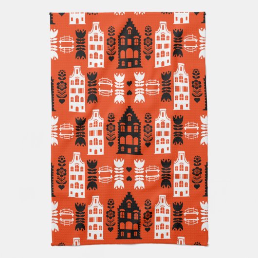 Linge De Cuisine Impression d'art populaire hollandais Pays-Bas (Vertical)