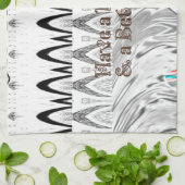 Linge De Cuisine Impression d'art pour cadeau de fête de fiançaille (Plié)