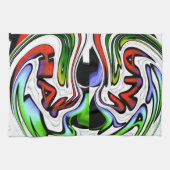 Linge De Cuisine Impression d'art profil Abstrait (Horizontal)