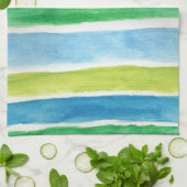 Linge De Cuisine Impression d'art Sea Strips (Plié)