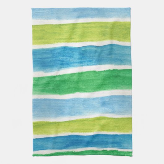 Linge De Cuisine Impression d'art Sea Strips (Vertical)