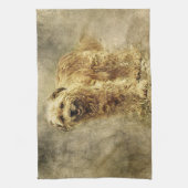 Linge De Cuisine Impression de Chien Peint (Vertical)
