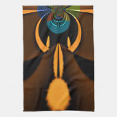 Linge De Cuisine Impression de contraste de couleur Abstraite (Vertical)