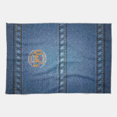 Linge De Cuisine Impression de denim intégrale pour le BBQ authenti (Horizontal)