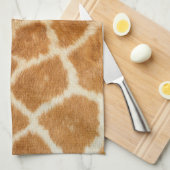 Linge De Cuisine Impression de fourrure de girafe (Quart Plié)