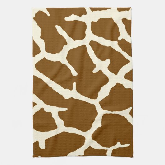 Linge De Cuisine Impression de girafe (Vertical)