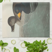 Linge De Cuisine Impression de Macreuse noire d'Audubon : Canard cô (Plié)