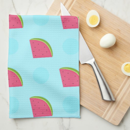 Linge De Cuisine Impression de pastèque (Quart Plié)