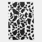 Linge De Cuisine Impression de vache noire et blanche (Vertical)