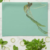 Linge De Cuisine Impression florale de décoration de fleur (Plié)