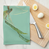 Linge De Cuisine Impression florale de décoration de fleur (Quart Plié)