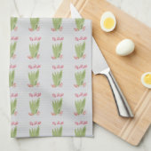 Linge De Cuisine Impression florale minuscule (Quart Plié)