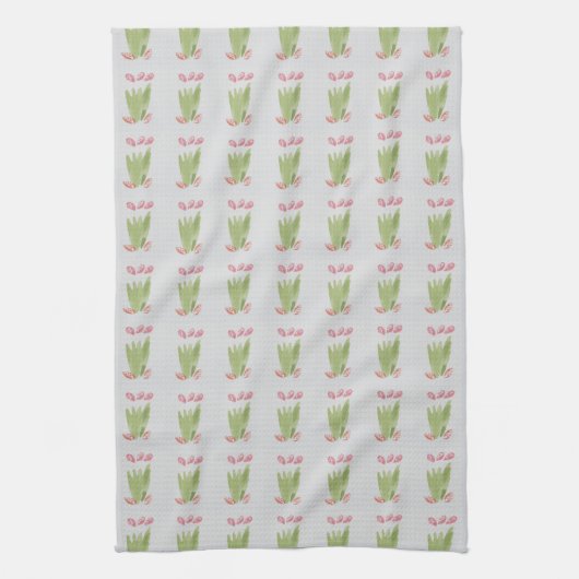 Linge De Cuisine Impression florale minuscule (Vertical)