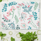 Linge De Cuisine Impression florale moderne (Plié)