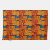 Linge De Cuisine Impression géométrique afrocentrique  (Horizontal)