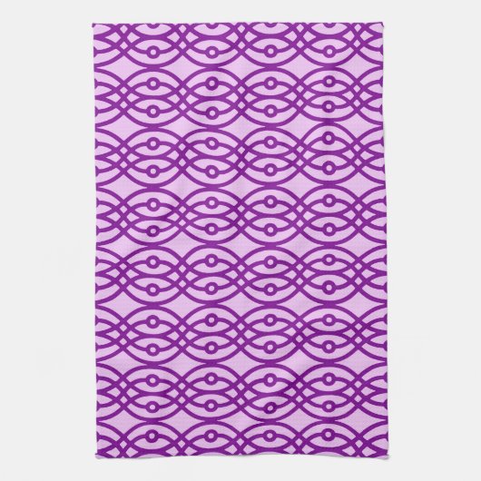 Linge De Cuisine Impression kimono, lavande et violet (Vertical)