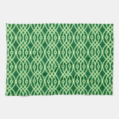 Linge De Cuisine Impression kimono, vert foncé et clair (Horizontal)
