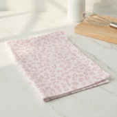 Linge De Cuisine Impression léopard rose