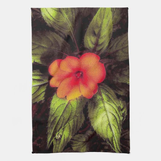 Linge De Cuisine Impression lmpatiens (Vertical)