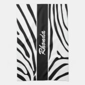 Linge De Cuisine Impression moderne Zebra (Vertical)