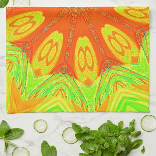 Linge De Cuisine Impression Motif Samba (Plié)