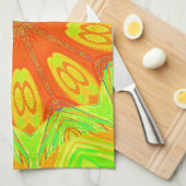 Linge De Cuisine Impression Motif Samba (Quart Plié)