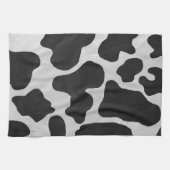 Linge De Cuisine Impression noire et blanche de vache (Horizontal)