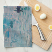 Linge De Cuisine Impression Soleil Levant Claude Monet  (Quart Plié)